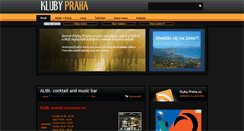 Desktop Screenshot of kluby-praha.cz