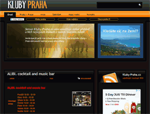 Tablet Screenshot of kluby-praha.cz